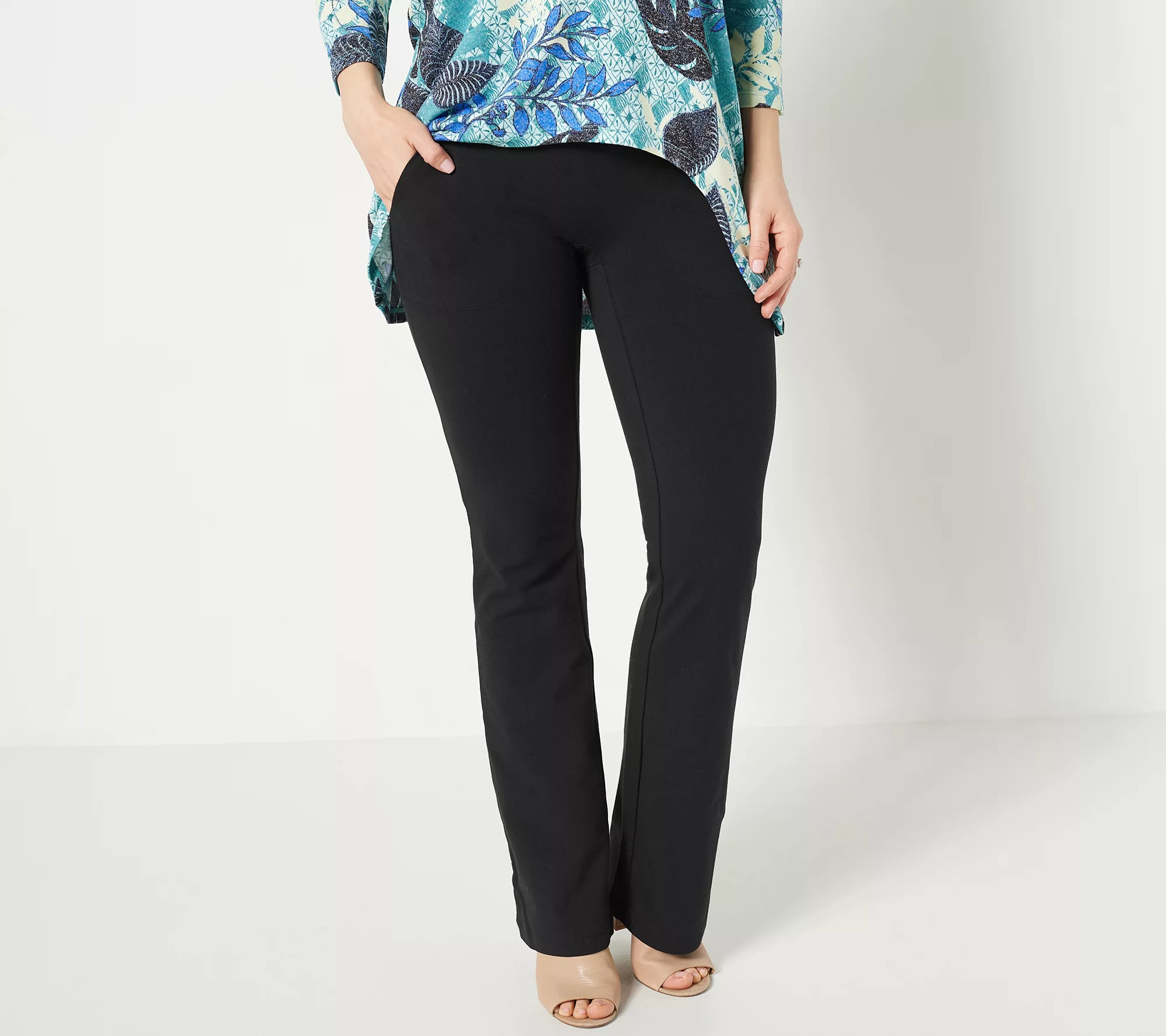 Women with Control Tall SMOOTH & SLEEK La Petite Bell Pants