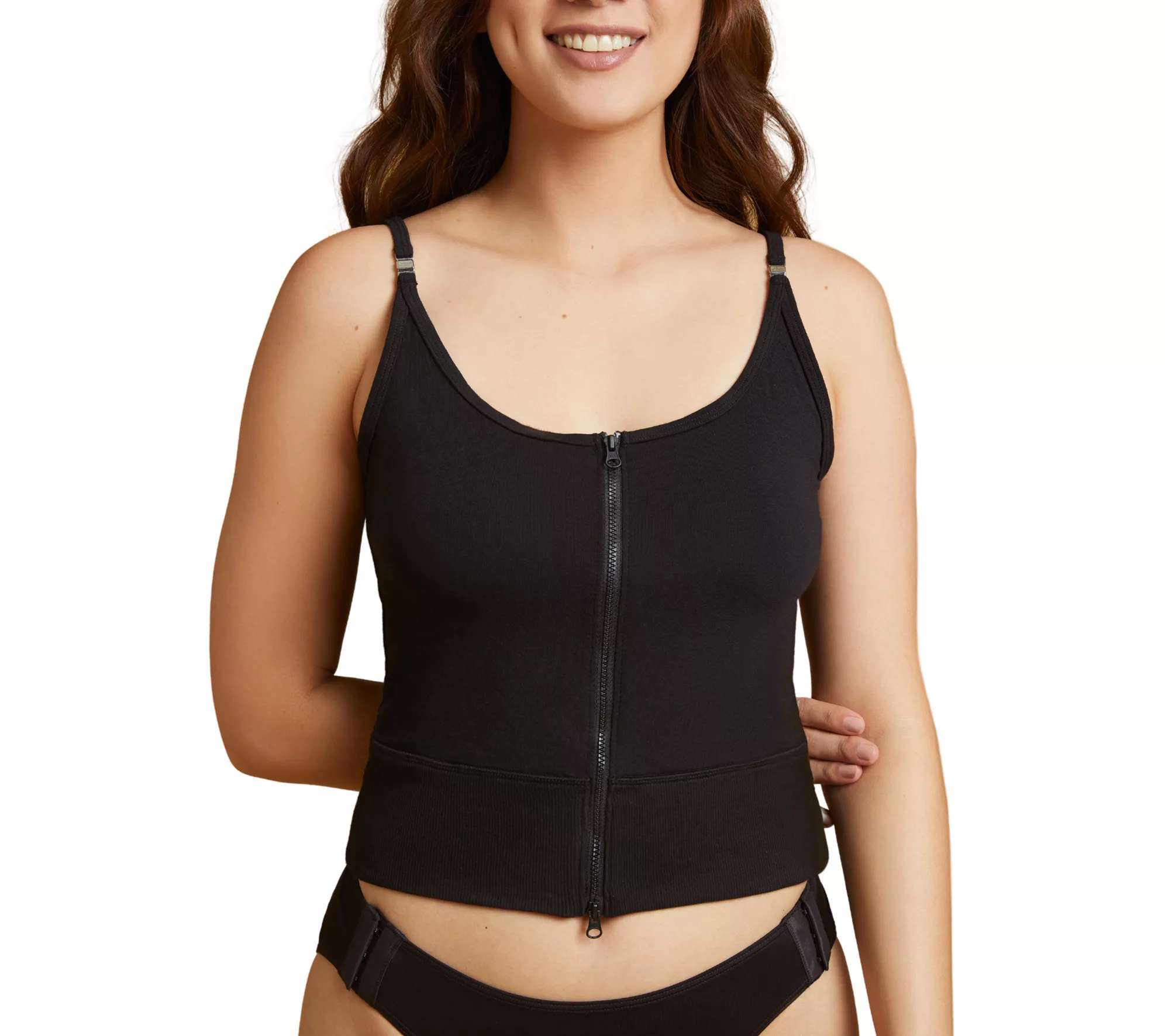 Slick Chicks Front Zip Cami