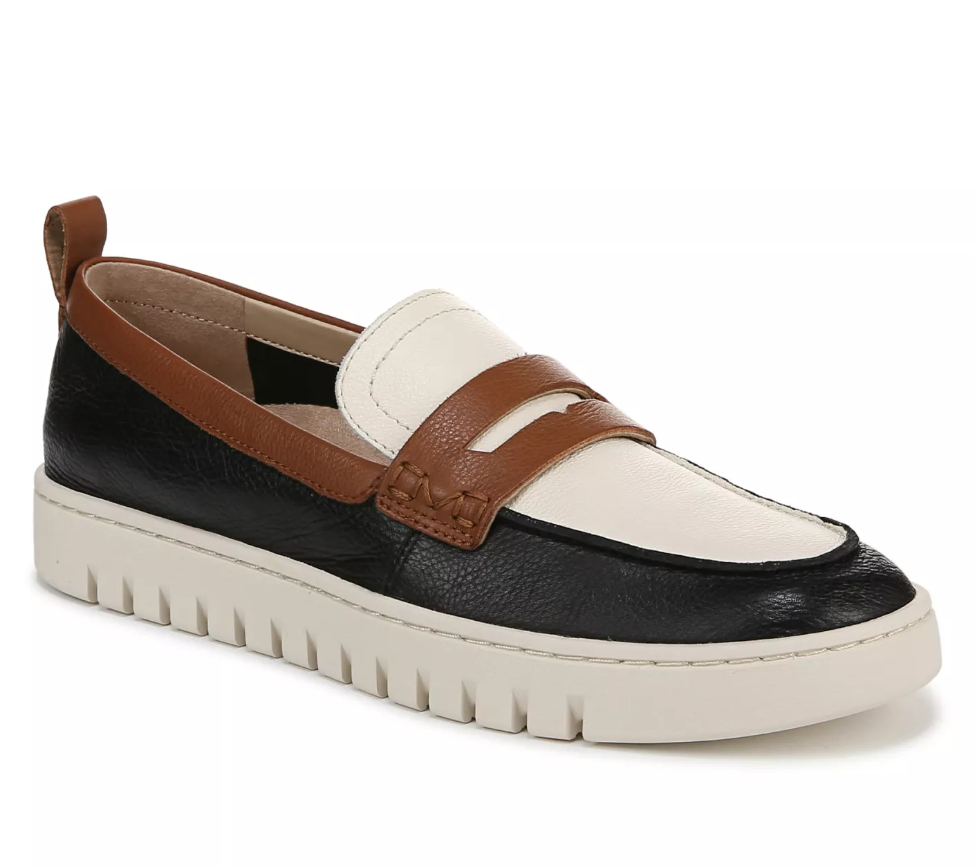 Vionic Leather/Suede 360 Flex Loafers - Uptown