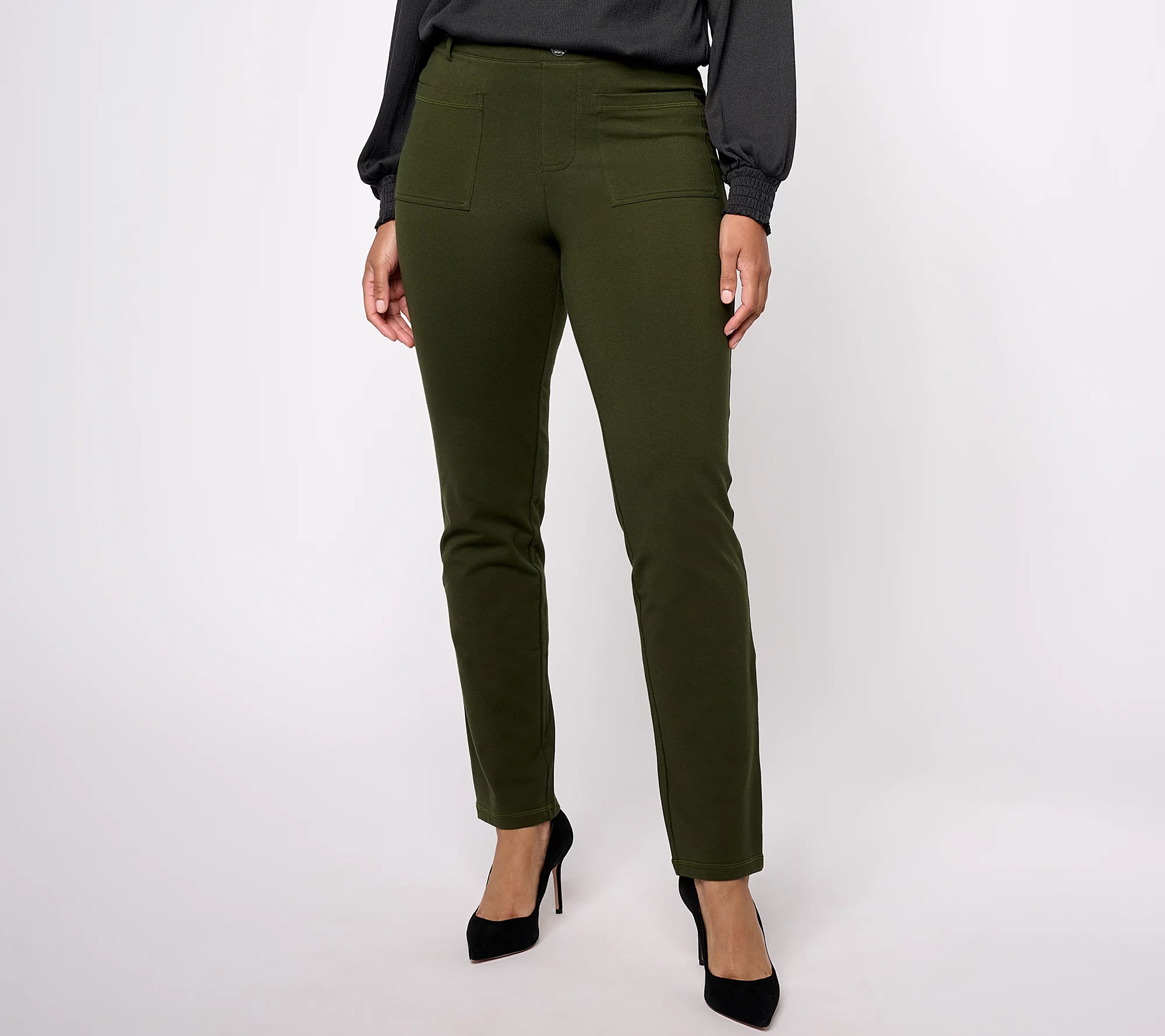 Women with Control Regular Tummy Control Patch Pocket Pant