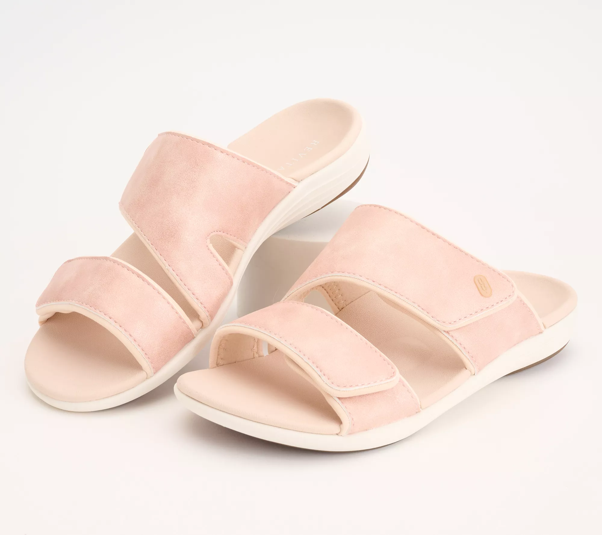 Revitalign Orthotic Slide Sandals - Kholo Nuevo Metallic