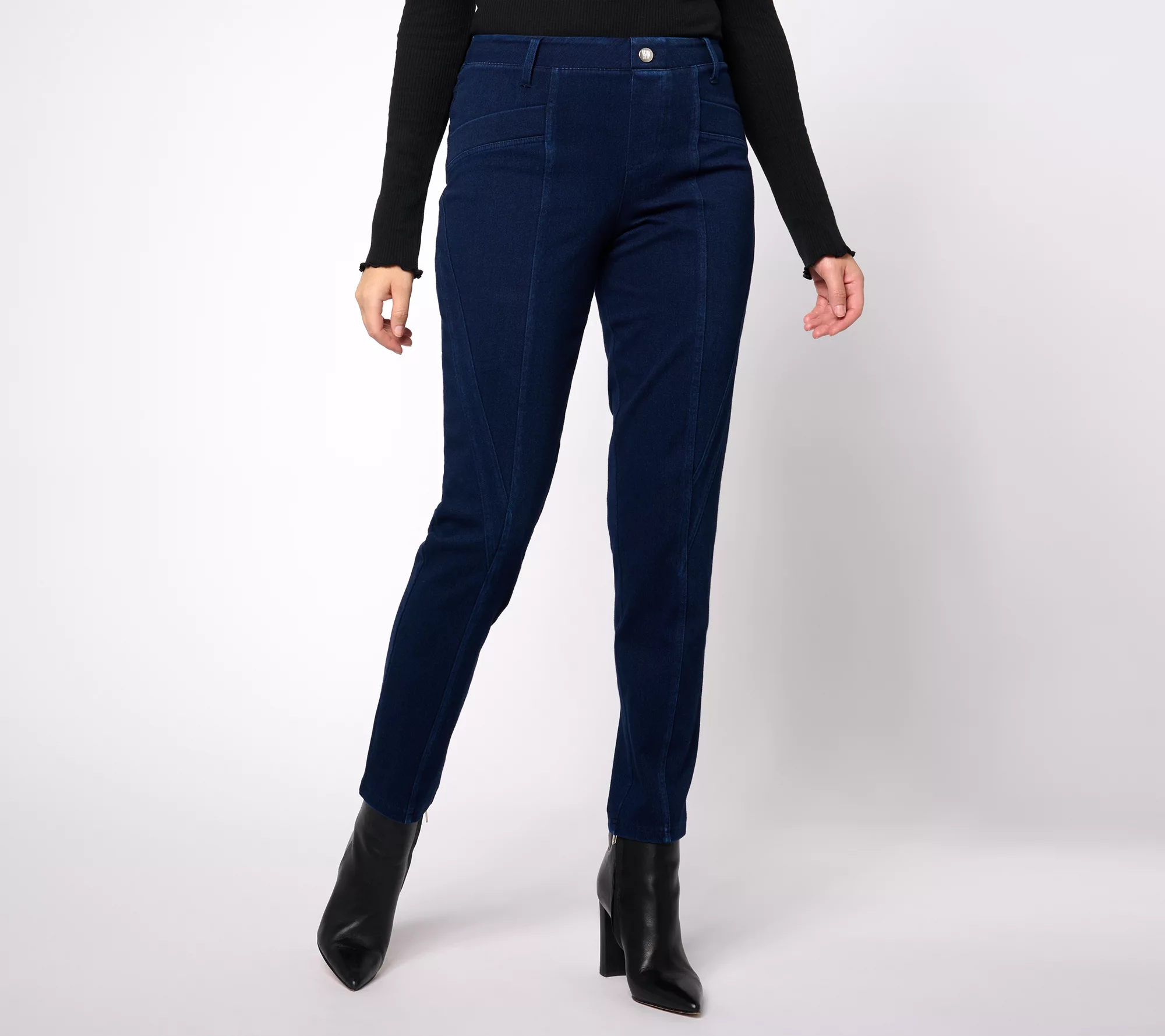 Women with Control Regular Elite Prime Stretch Denim Seamed Pant