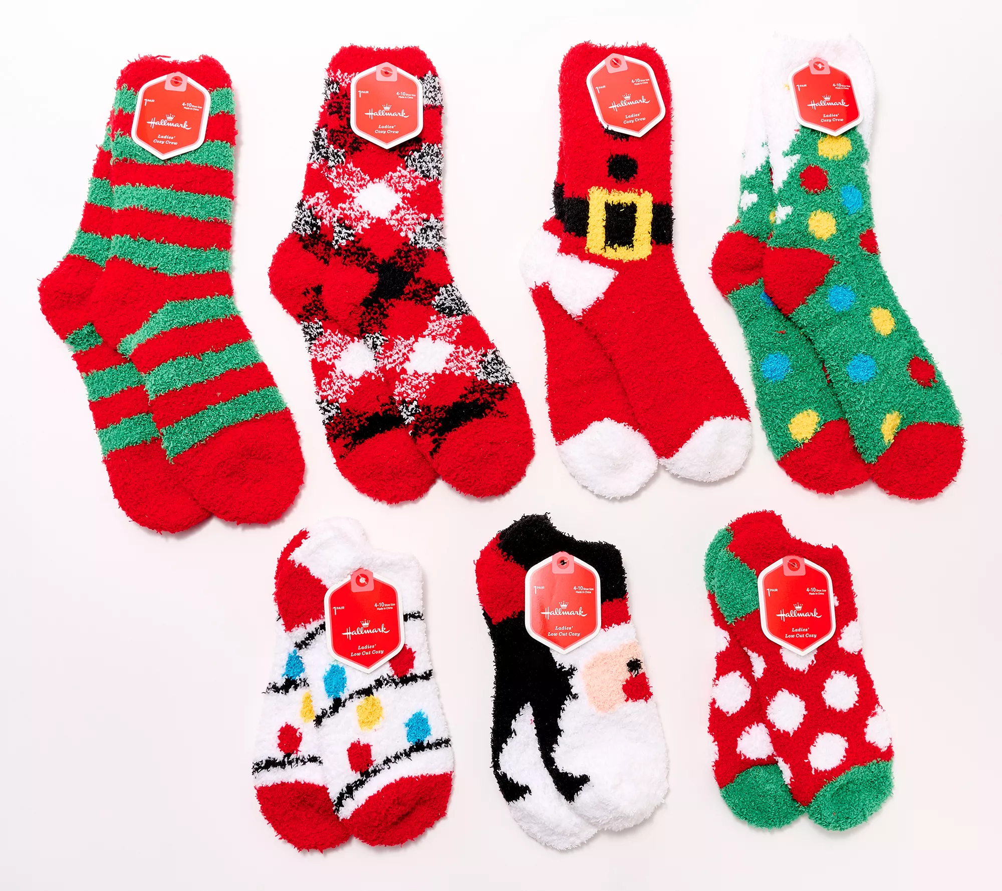 Hallmark Seven Days of Cozy Crew & Ankle Socks