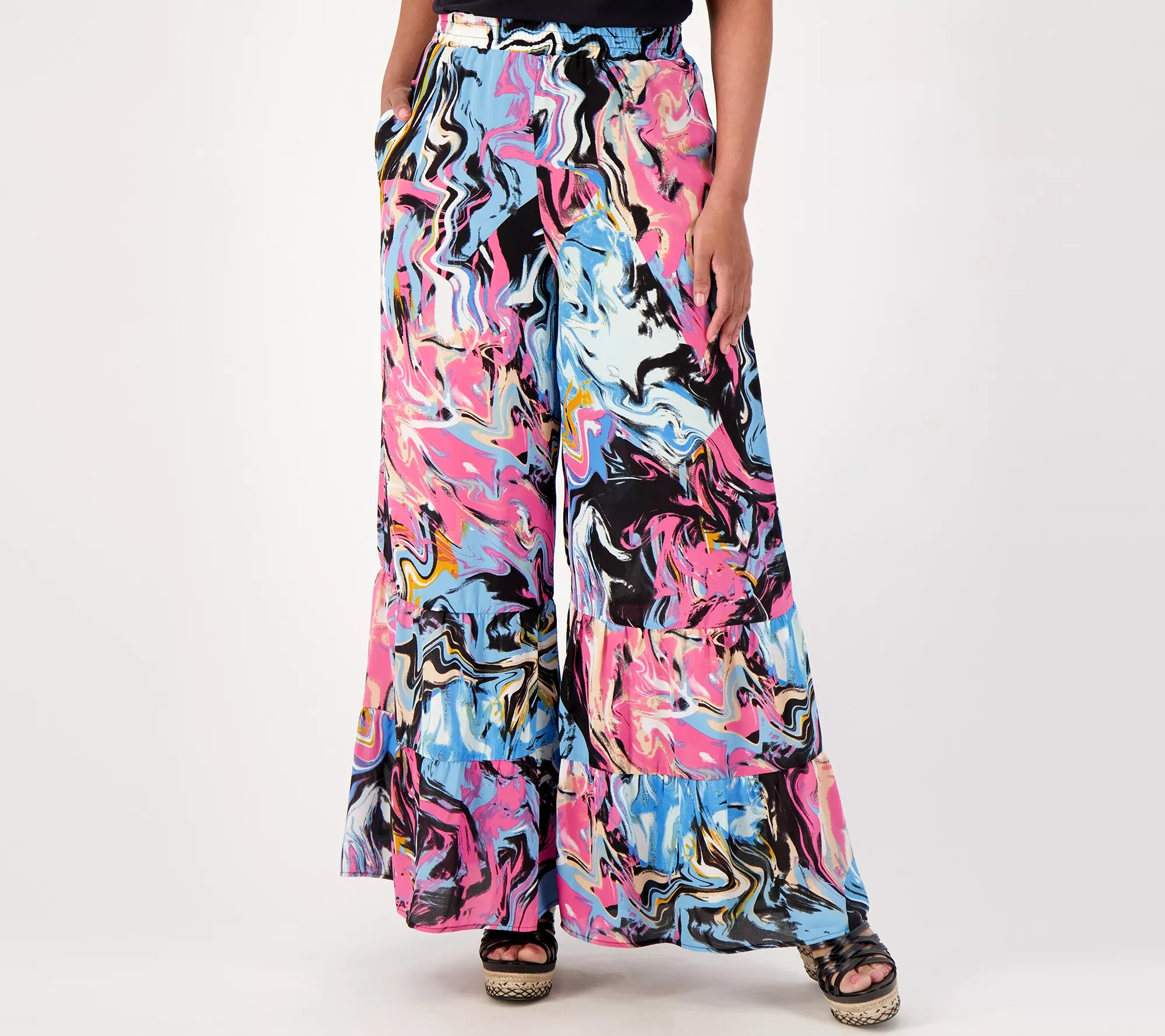 "As Is" Attitudes by Renee Global Illusions Cabana Pants