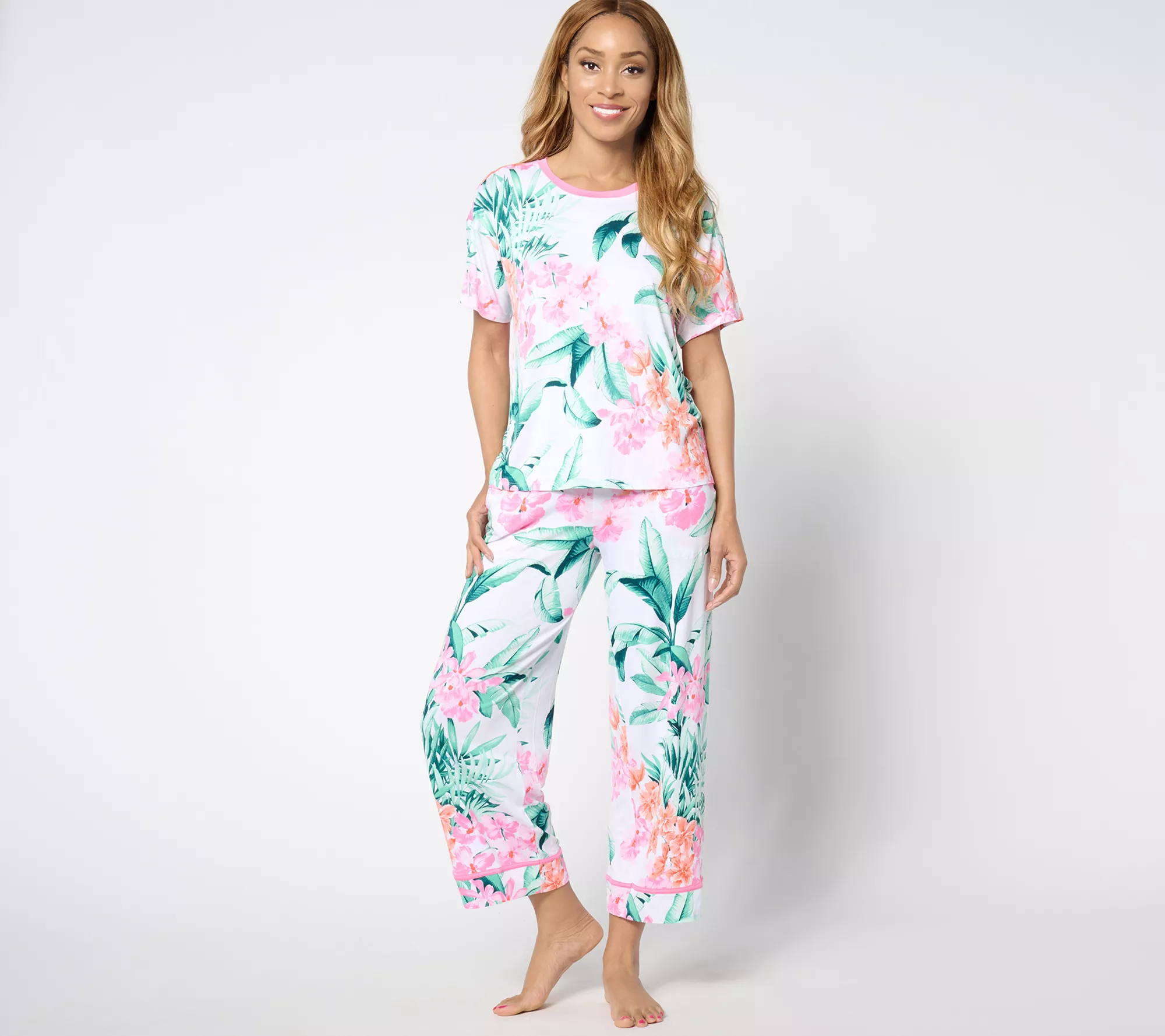 Tommy Bahama Relax Cropped Pant Pajama Set