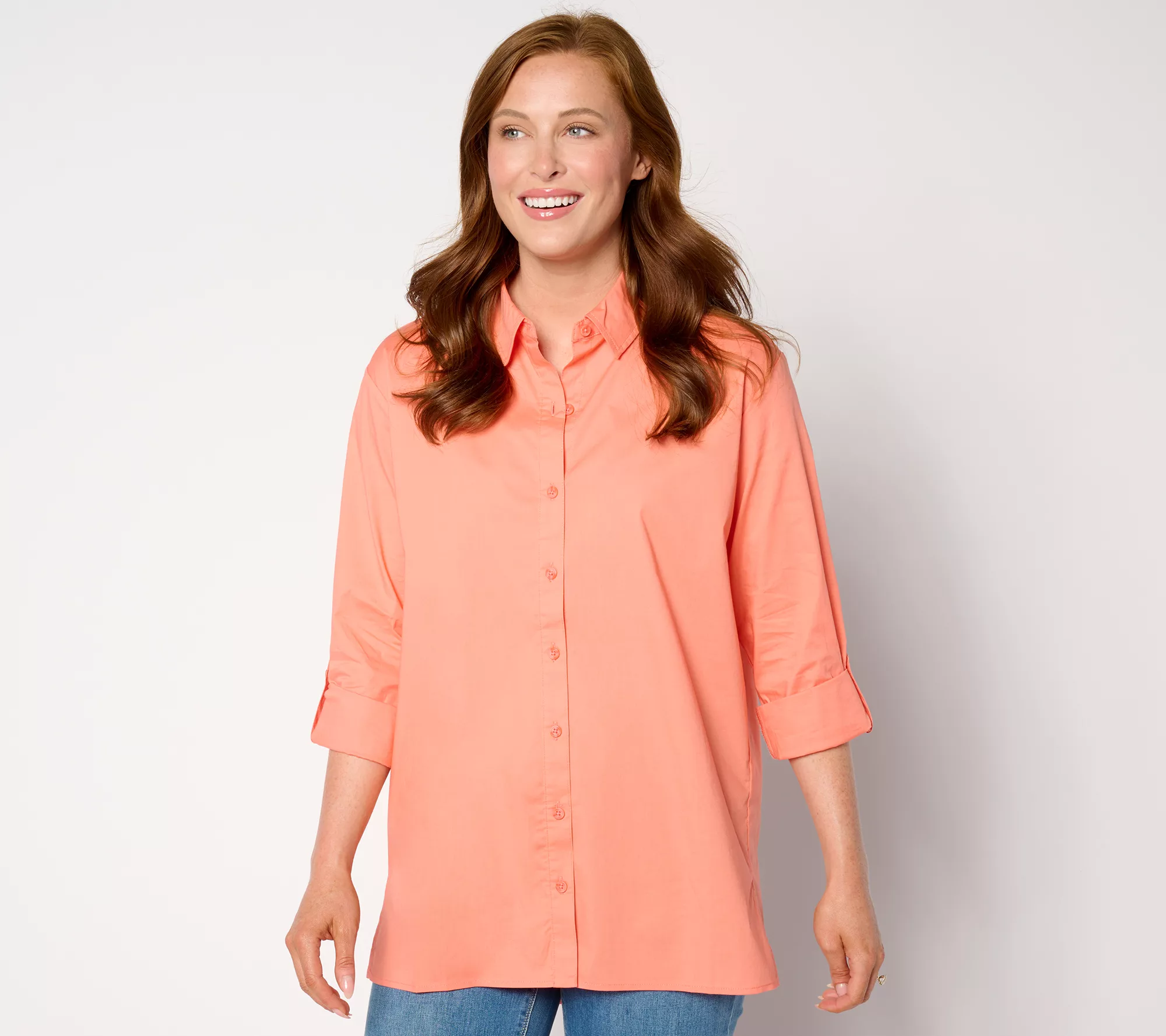 zuda Cool Cotton Button Down Shirt