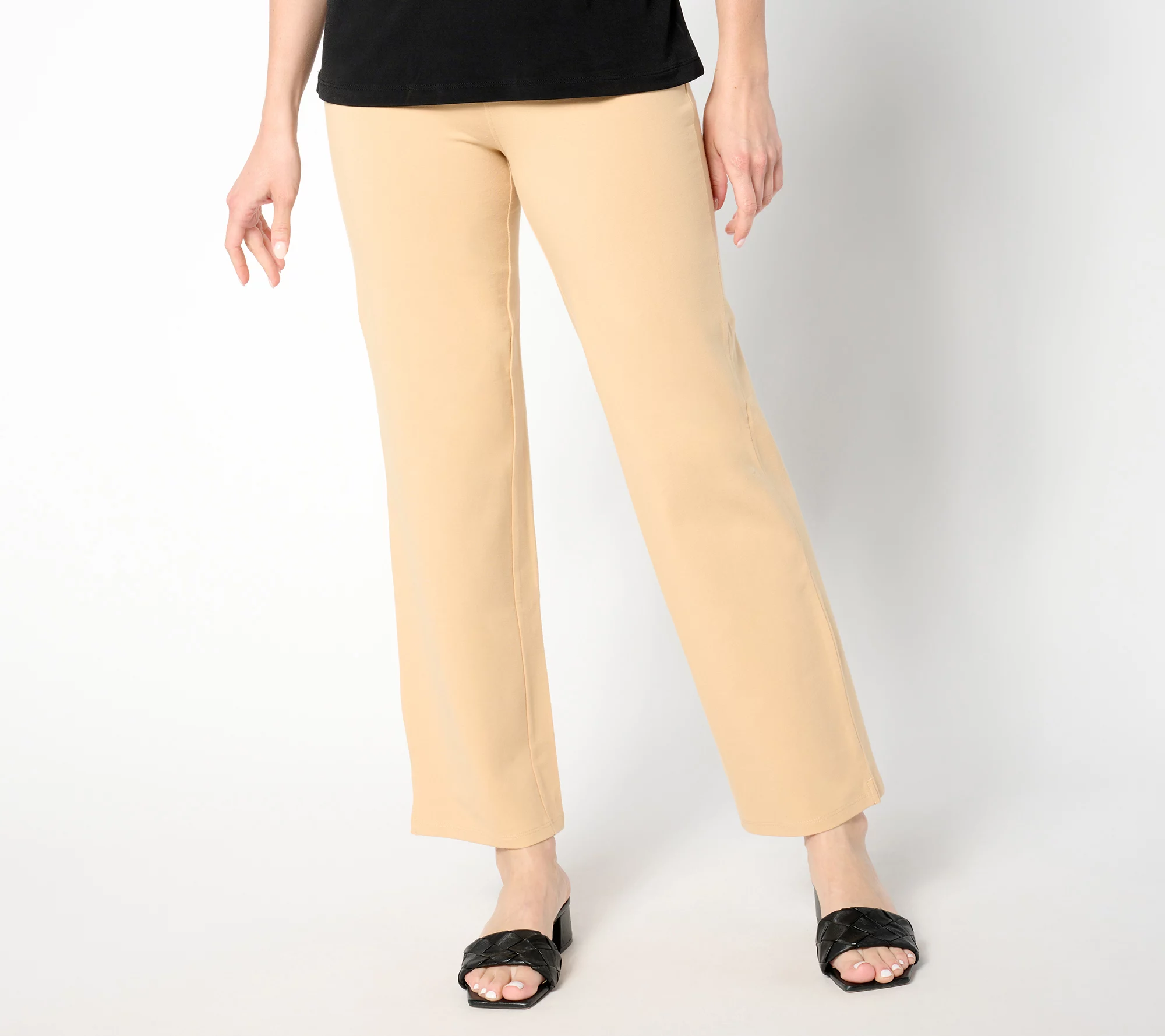 Women with Control Tummy Control Petite Full Leg Ankle Pants