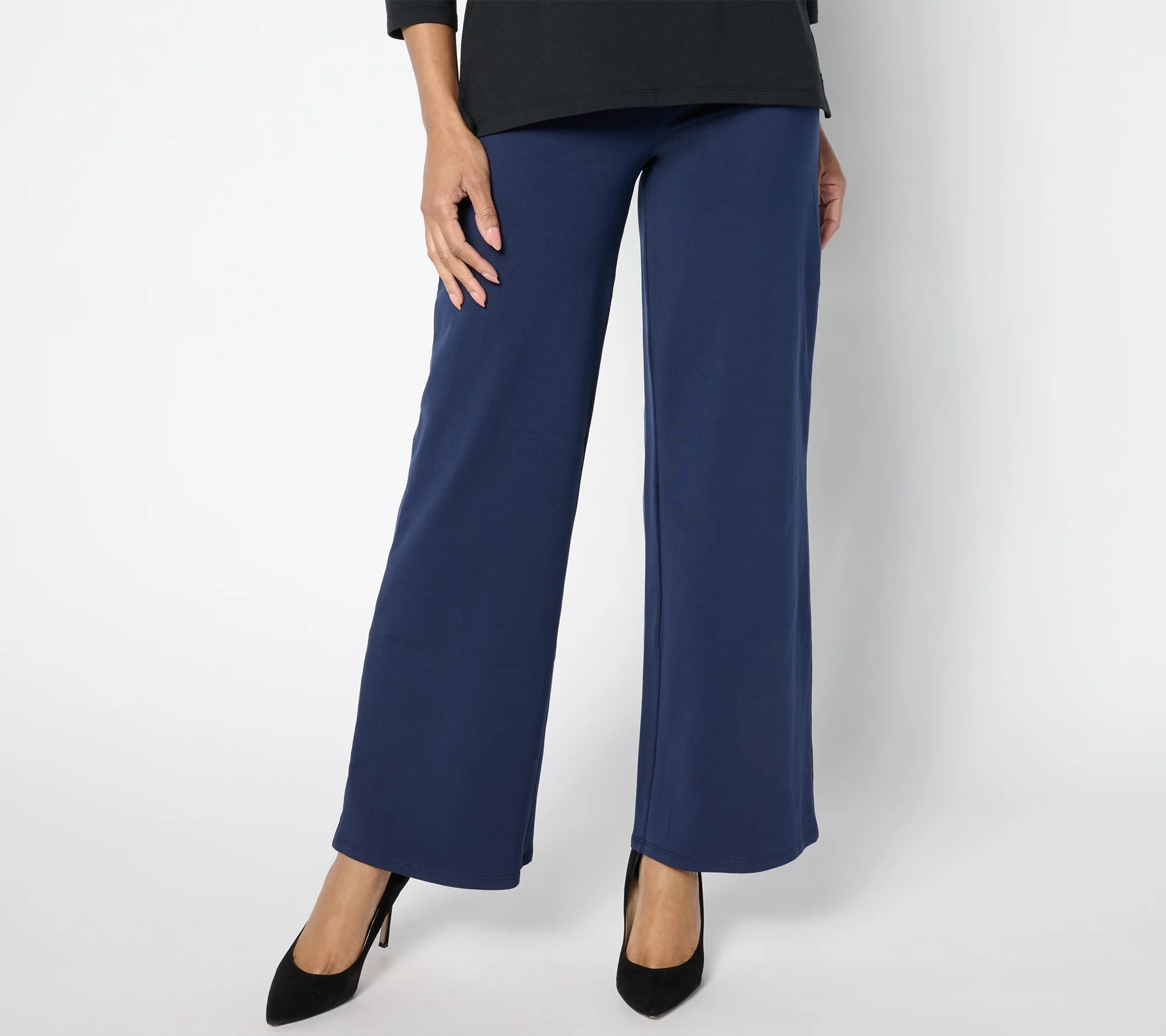 Women With Control Tall Pull On Wide Leg Pant