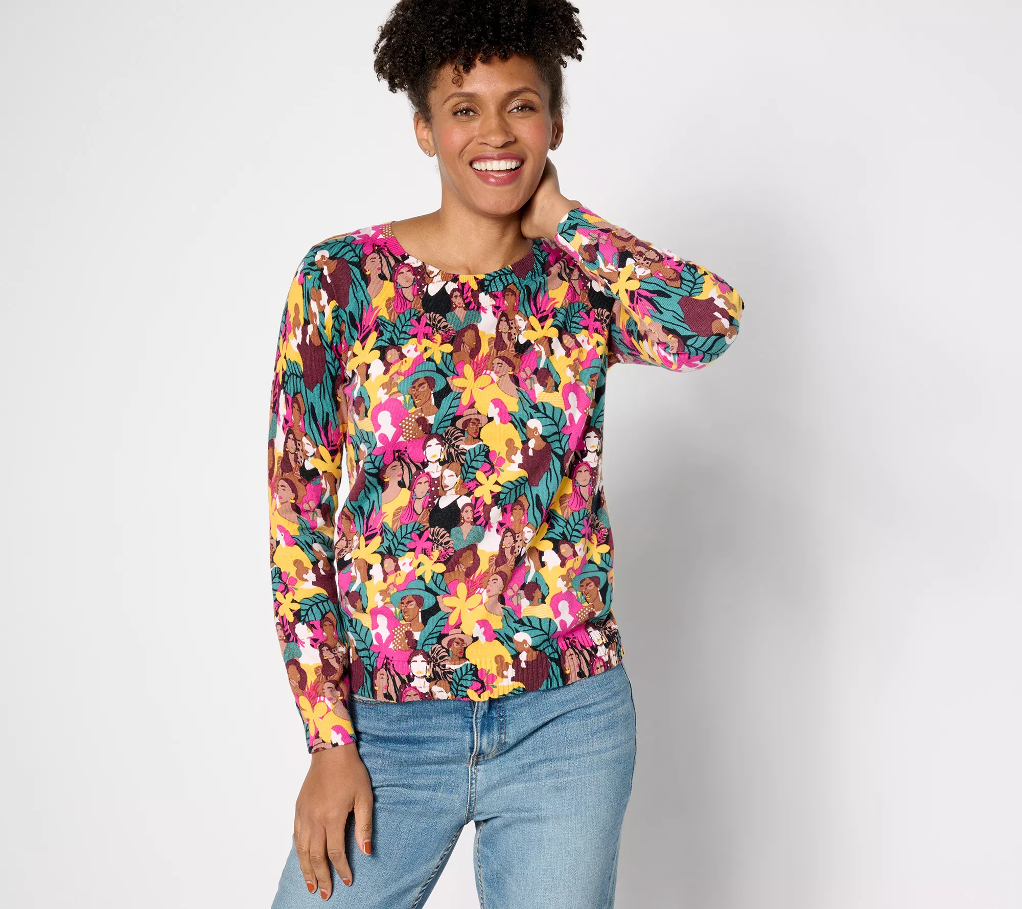 "As Is" Attitudes by Renee Internat. Women's Day Printed Sweater