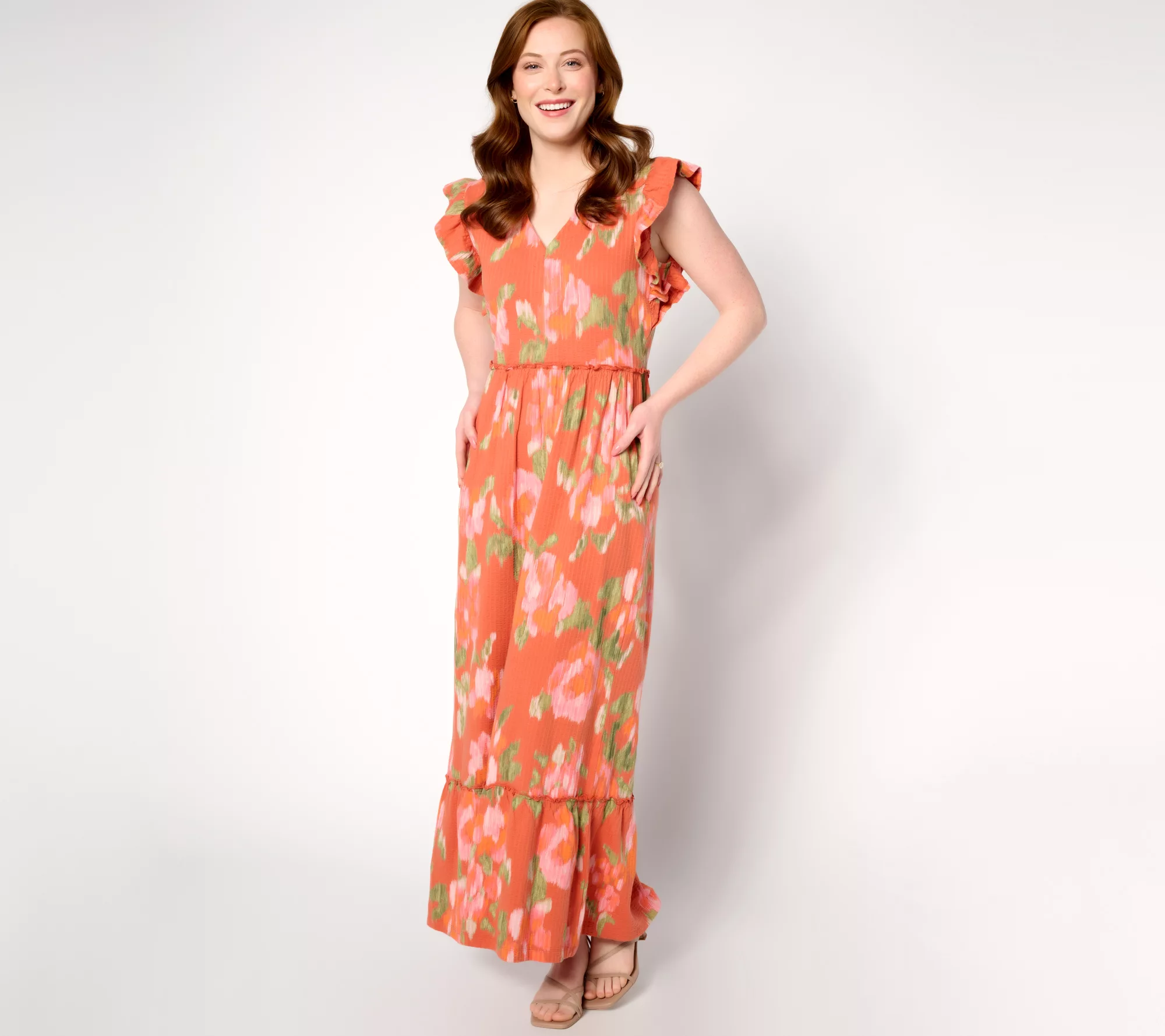 "As Is" AnyBody Regular Daydreamer Knit Maxi Dress