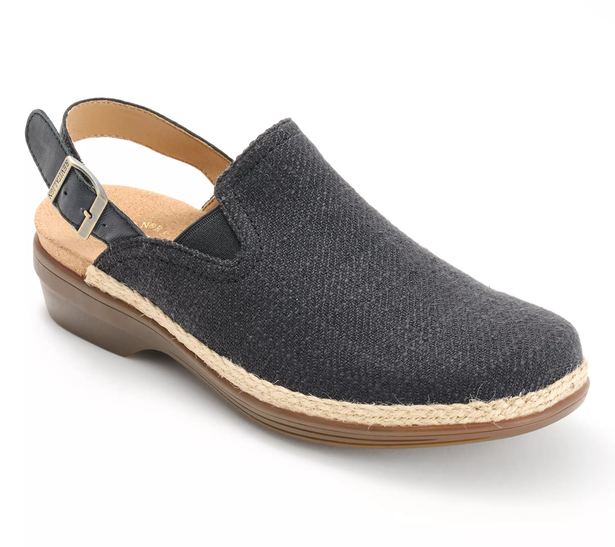 Revitalign Orthotic Tweed Back-Strap Clog - Ojai