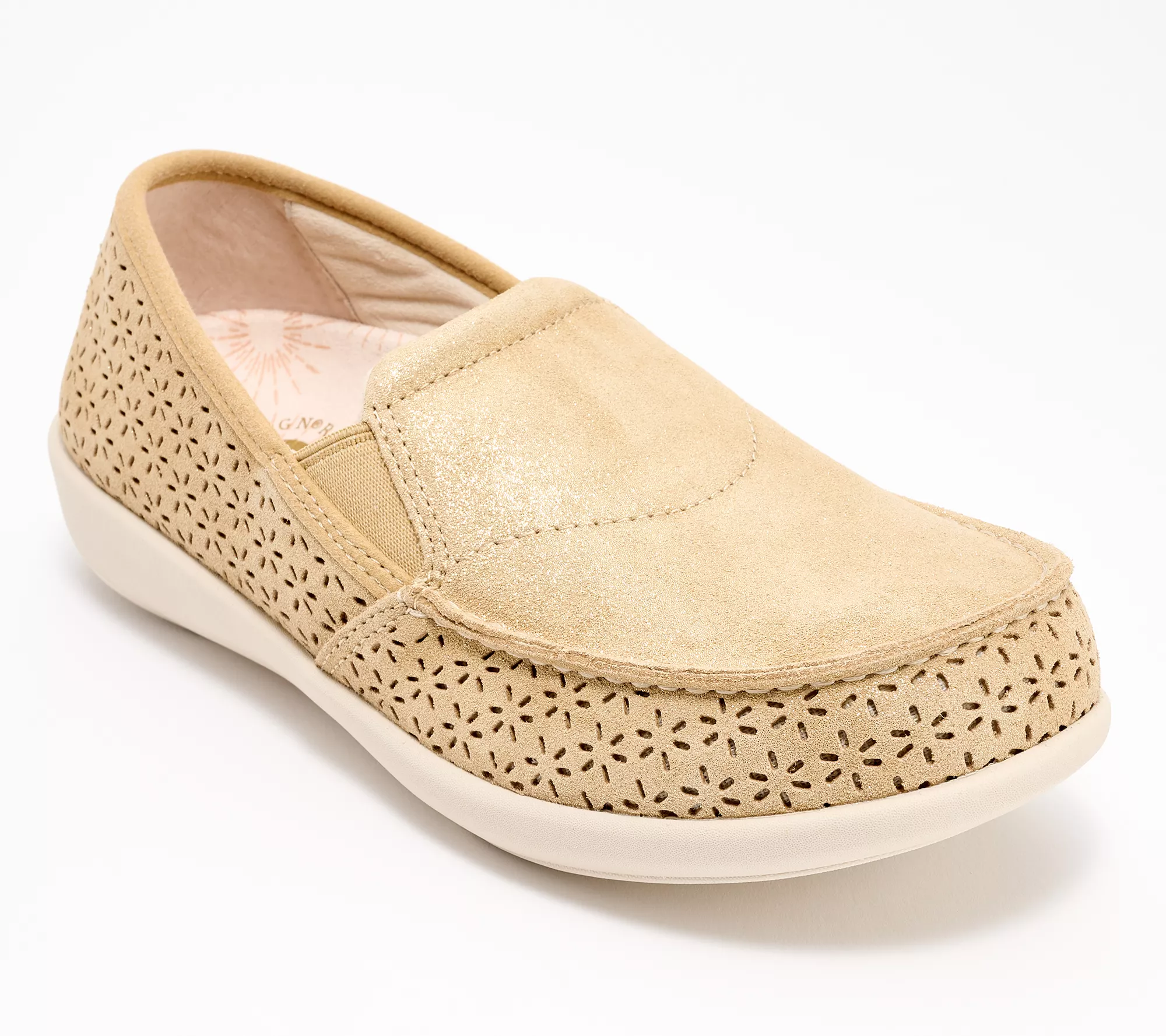 Revitalign Orthotic Suede Slip On - Siesta Star