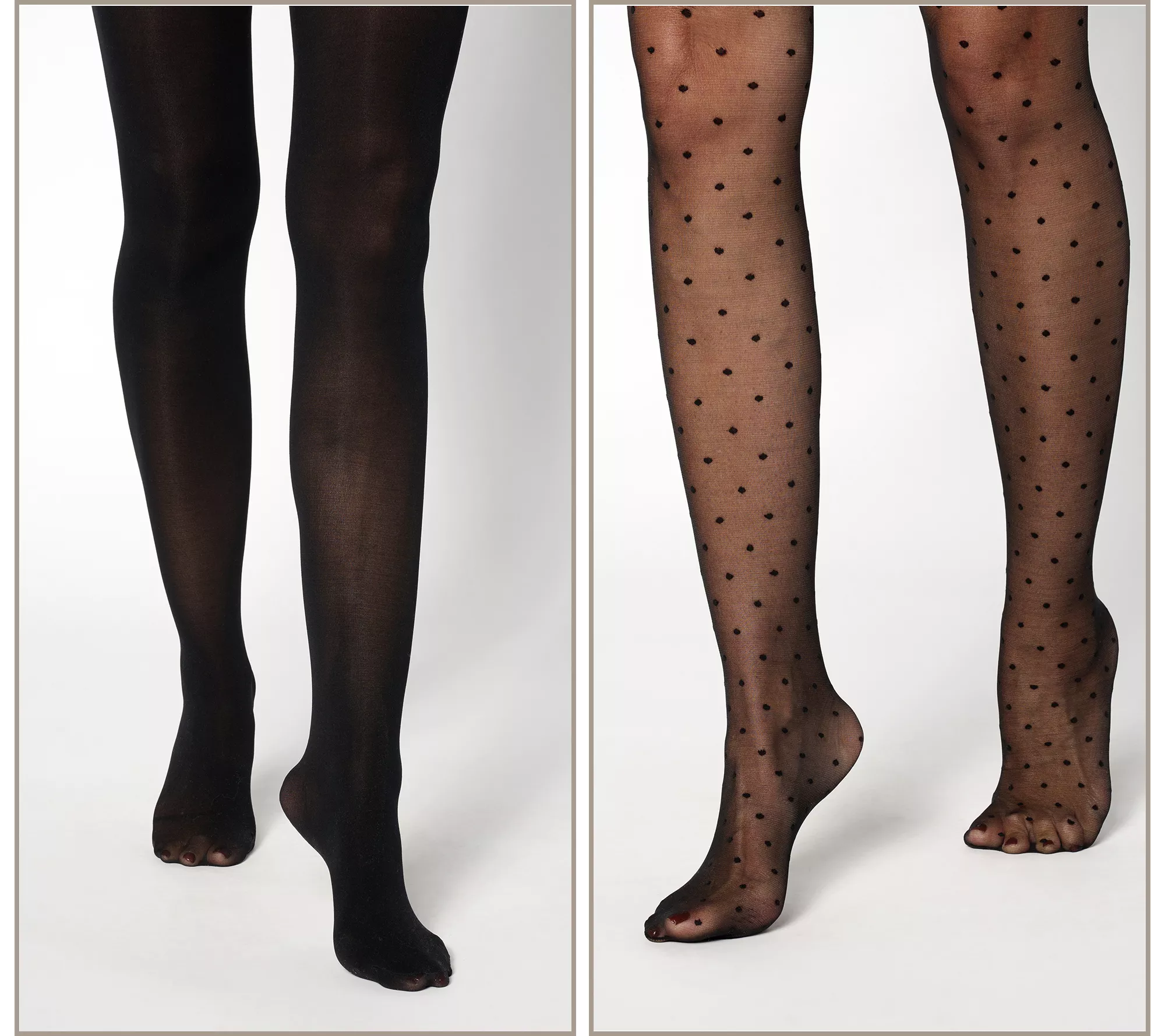 "As Is" Amiee Lynn Accessories Set of 2 Tights