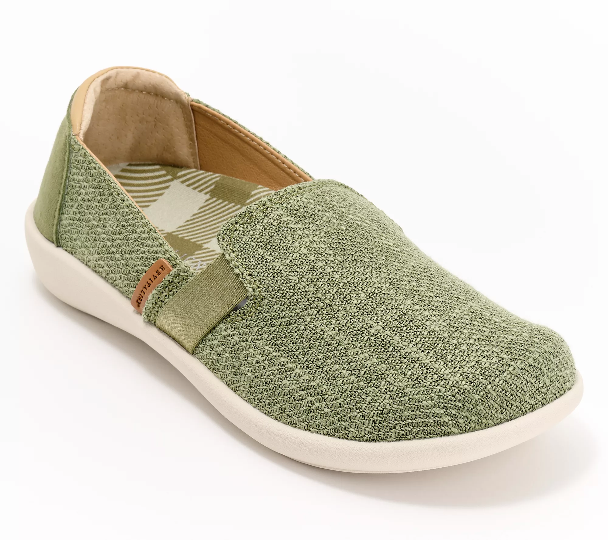 Revitalign Orthotic Twill Slip-Ons Elizabeth