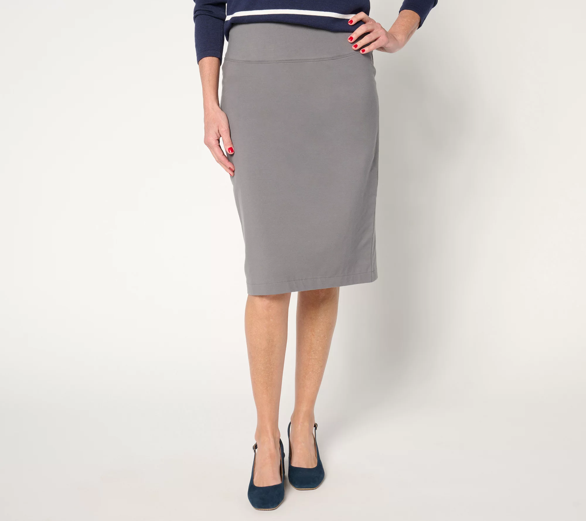 Women with Control Tummy Control 86/14 Petite Pencil Skirt