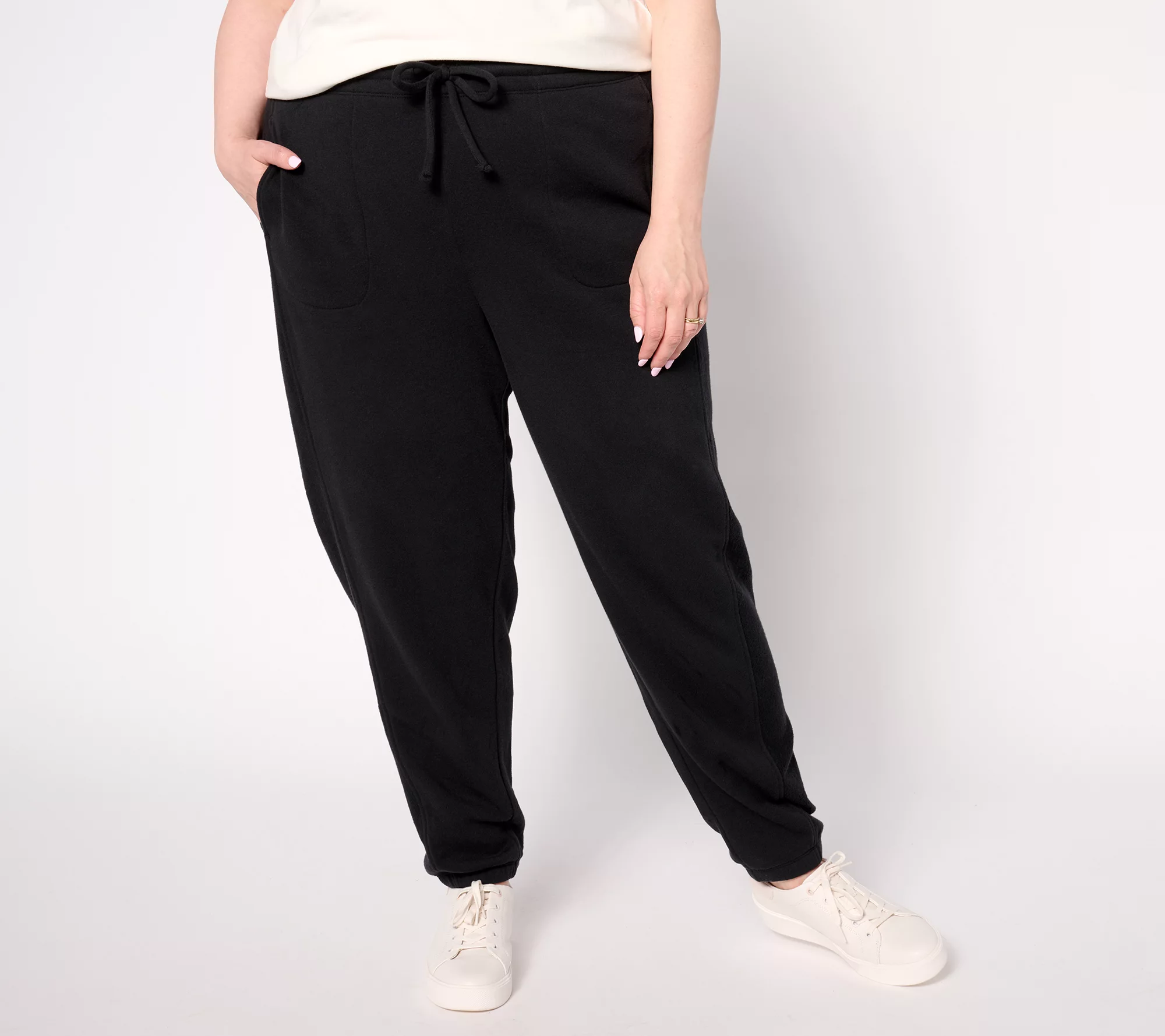 "As Is" AnyBody Regular Brushed French Terry Sweatpant