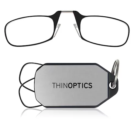 ThinOptics Readers with Silver Keychain