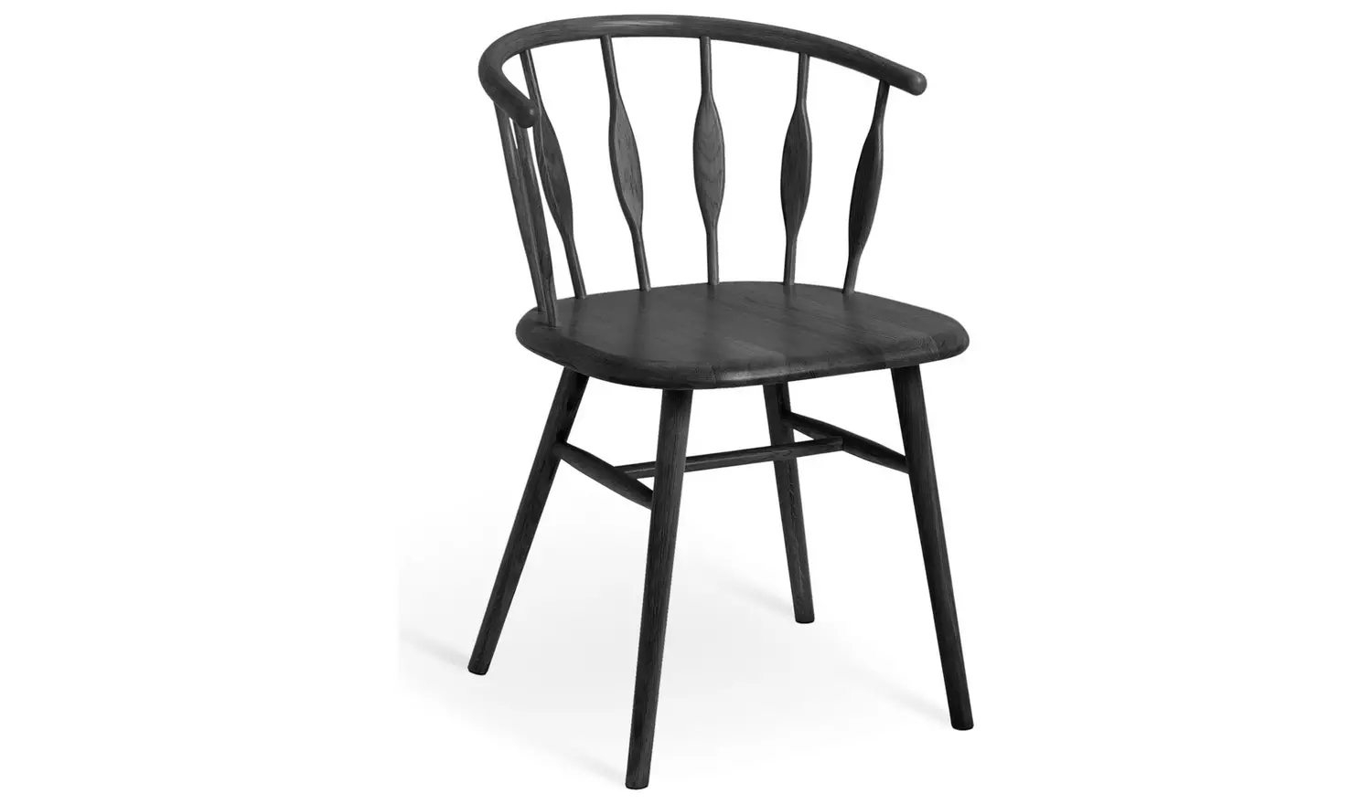 Habitat x Morris & Co. Black Dining Table,Bench & 2 Chairs