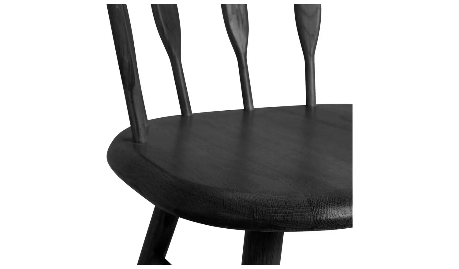 Habitat x Morris & Co. Black Dining Table,Bench & 2 Chairs