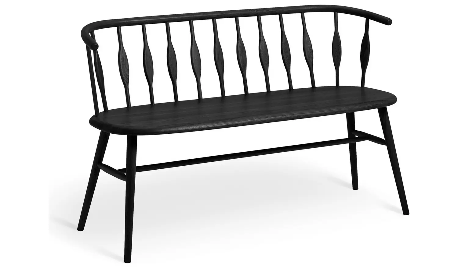 Habitat x Morris & Co. Black Dining Table,Bench & 2 Chairs