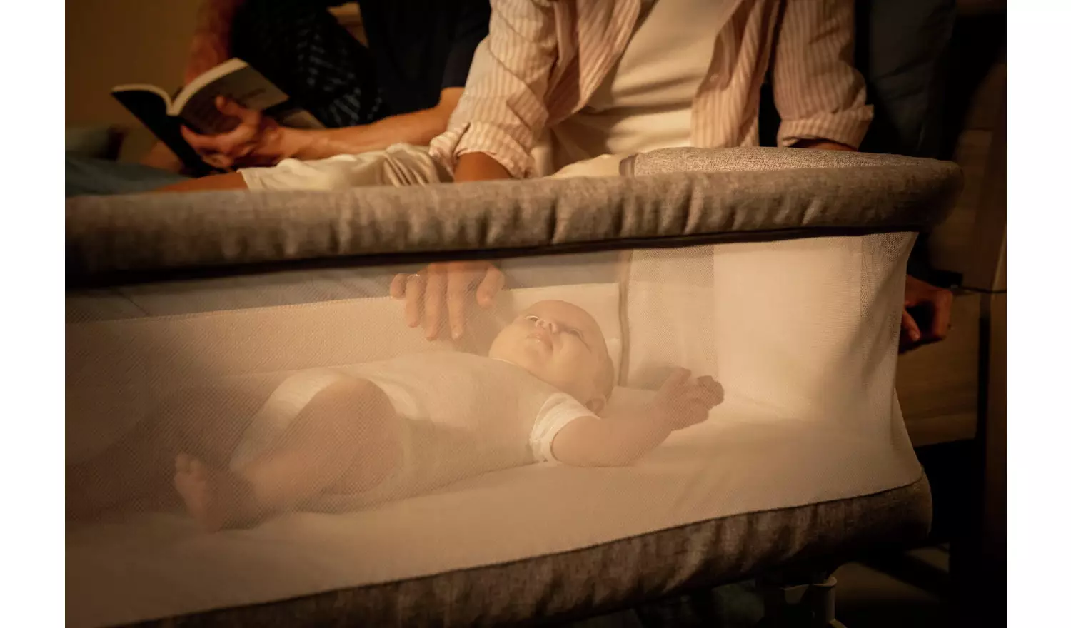 Chicco Next2Me Armonia Bedside Crib - Scandinavian