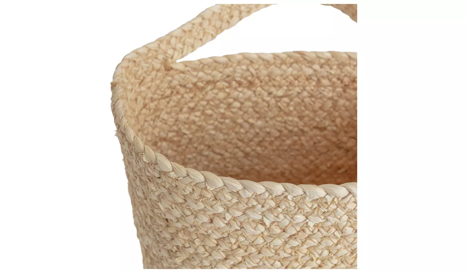 Habitat Corn Husk Woven Hanging Basket - Natural