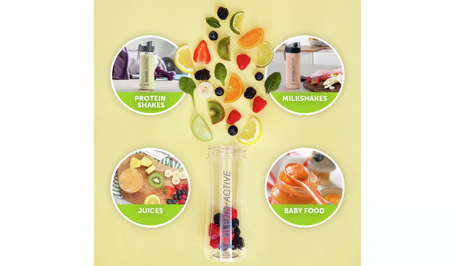 Breville VBL246 Blend Active Personal Blender – Green