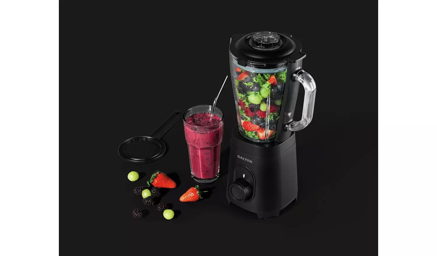 Salter EK5531MBLK Kuro 1.5L Glass Jug Blender