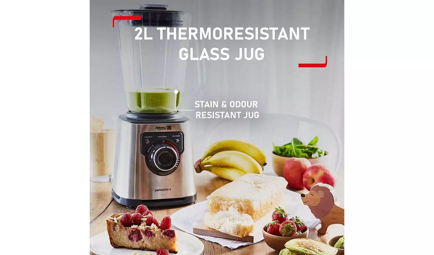 Tefal BL871D40 PerfectMix+ 2L Glass Jug Blender