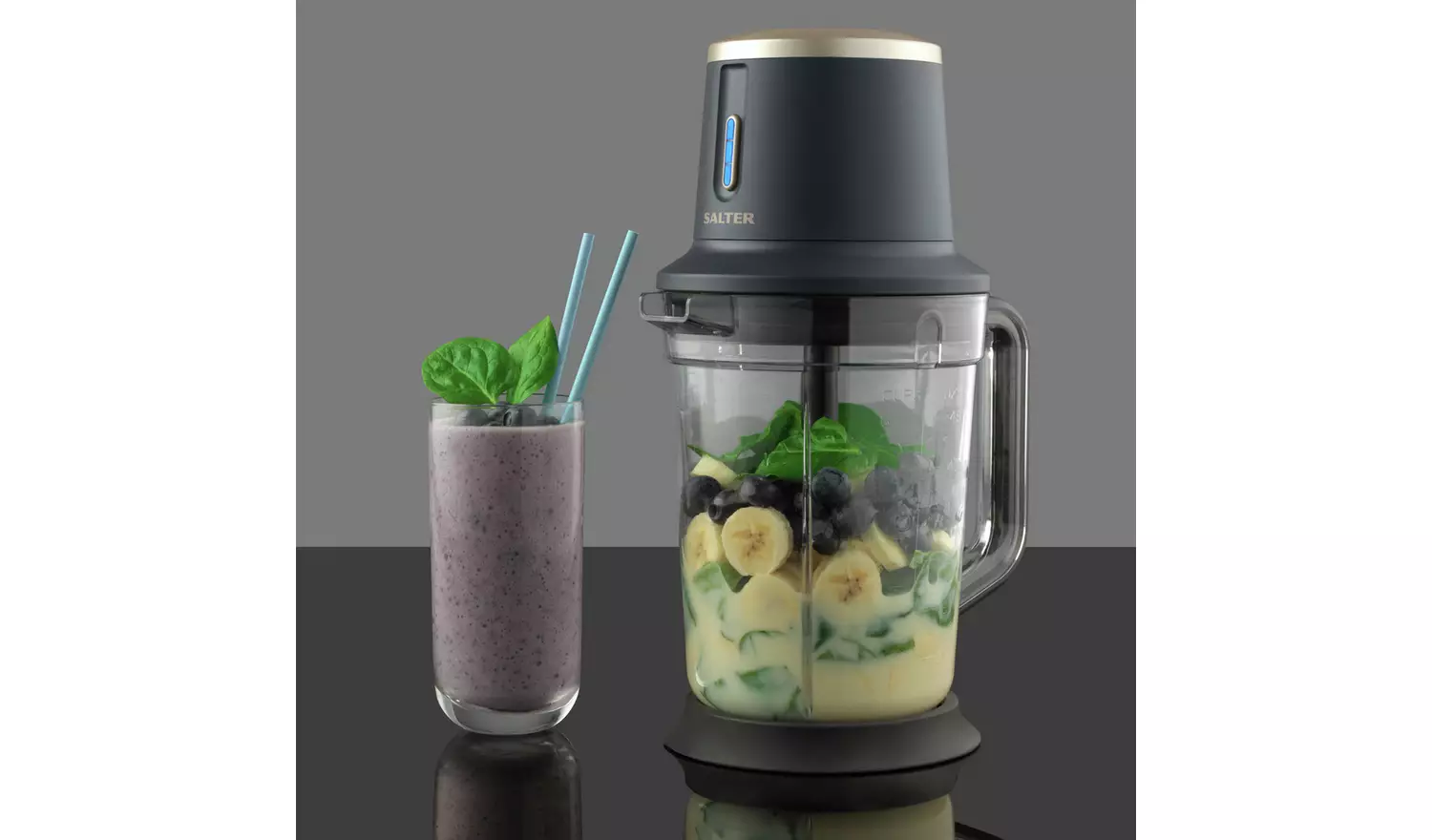 Salter EK5393BGRY Cordless 1.5L Jug Blender - Grey