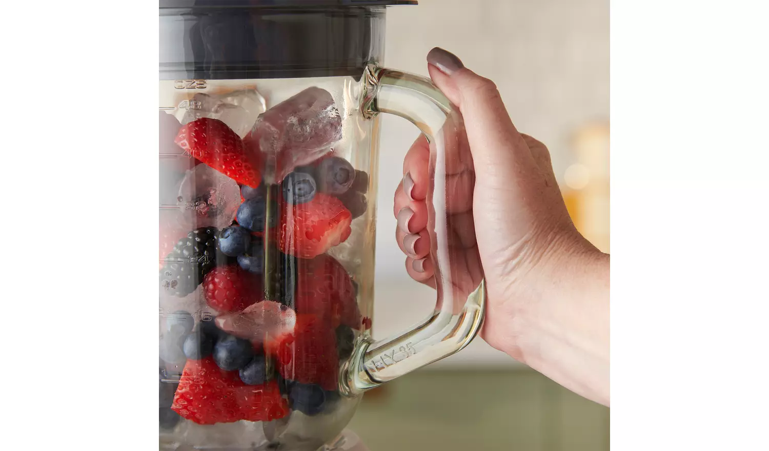 Russell Hobbs Go Create White 1.5L Glass Jug Blender 27580