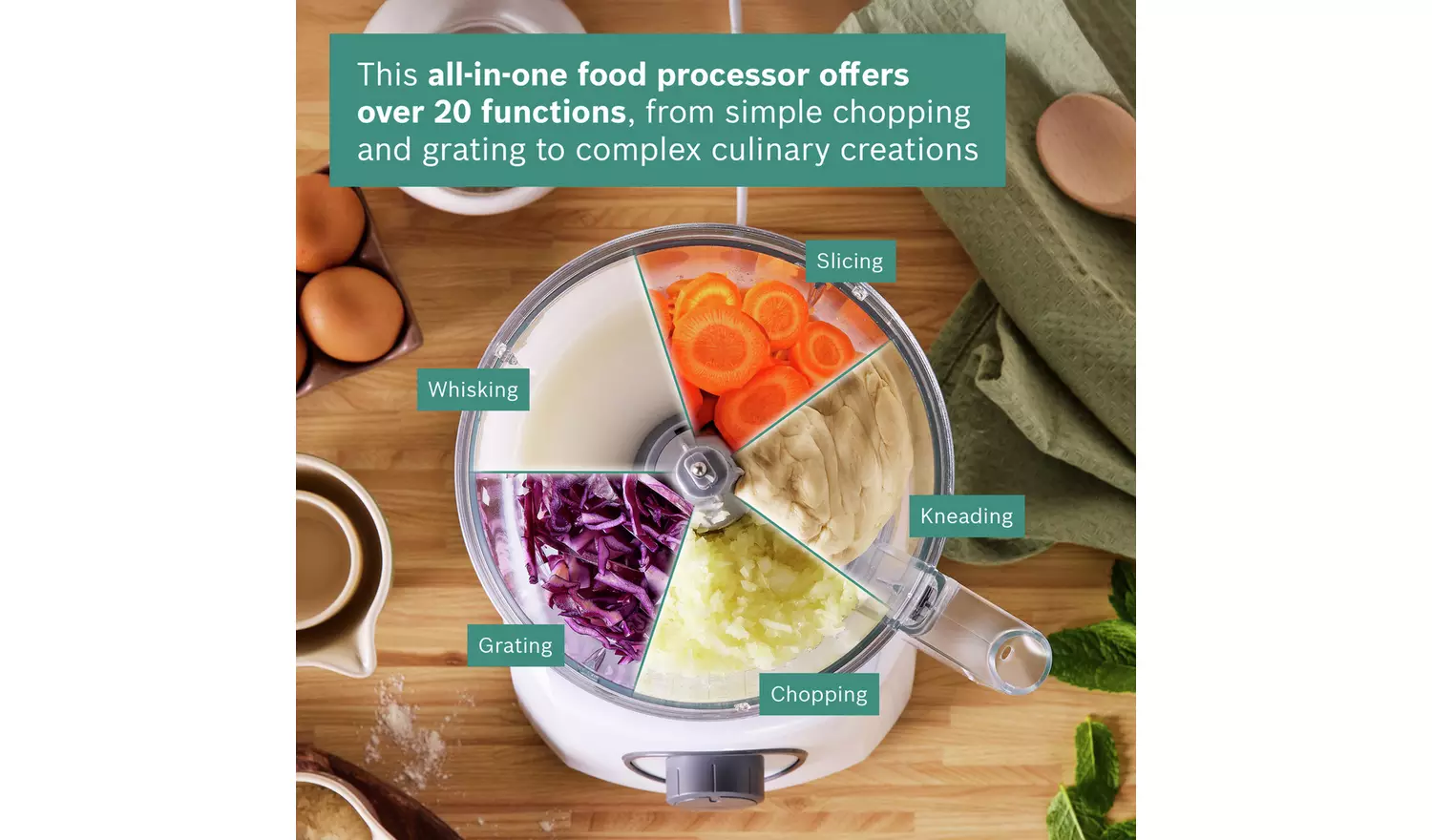 Bosch MCM3100WGB MultiTalent 3 Food Processor