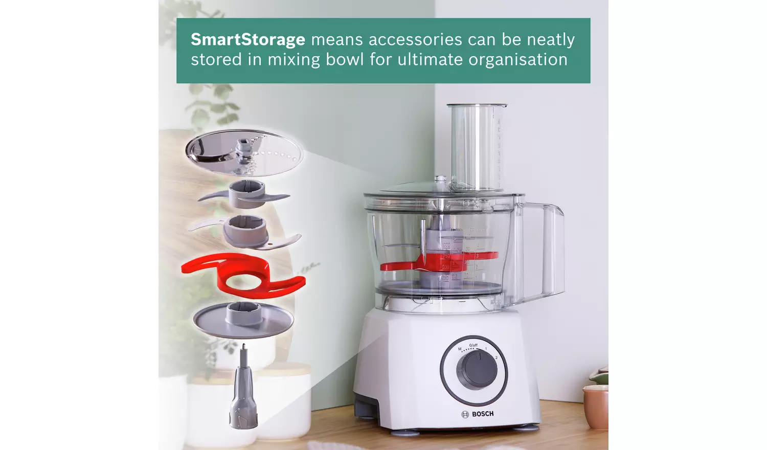 Bosch MCM3100WGB MultiTalent 3 Food Processor