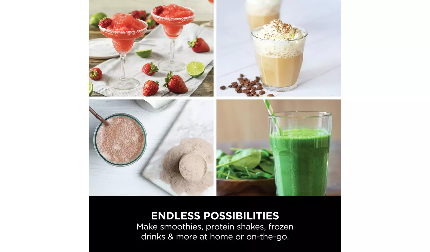 Ninja BC151UKBK Blast Portable Hand Blender - Black