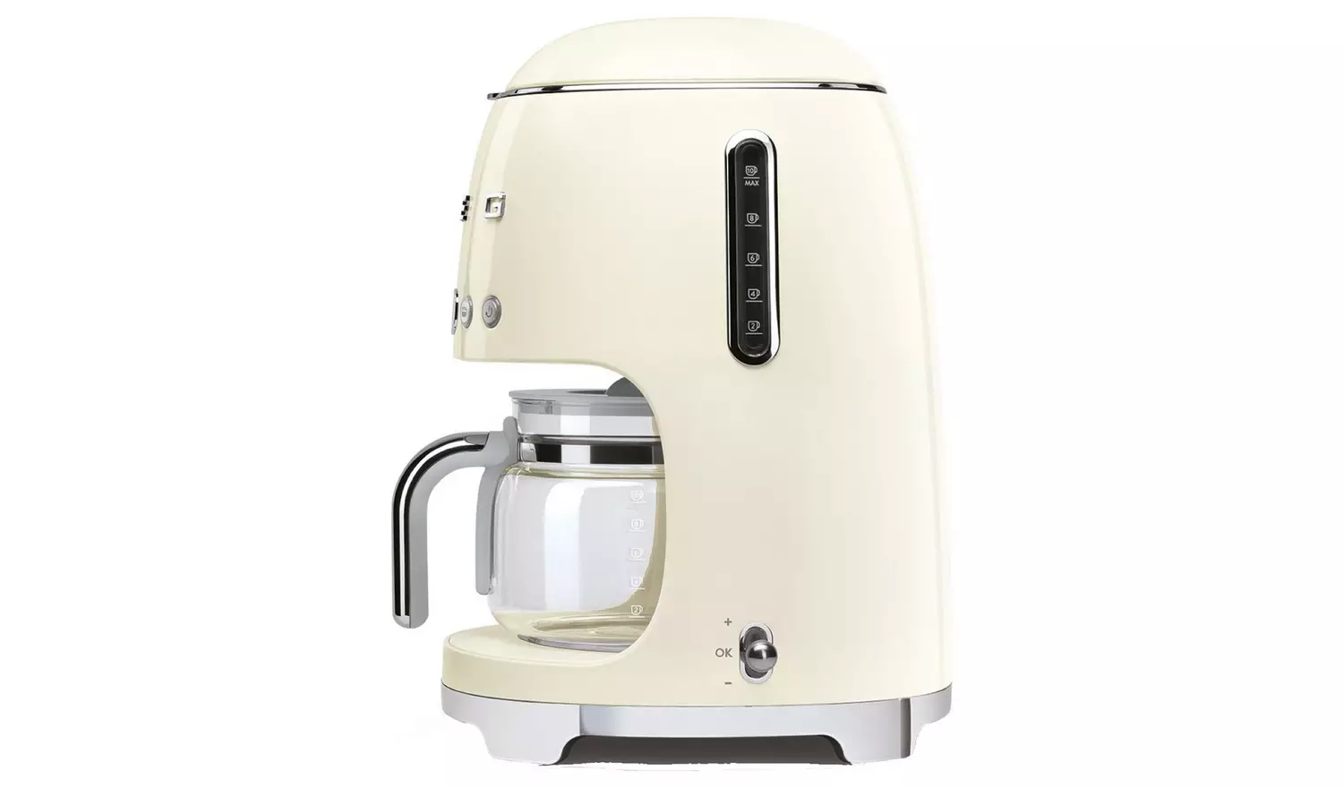 Smeg DCF02 50's Style Retro Drip Filter Coffee Machine Cream