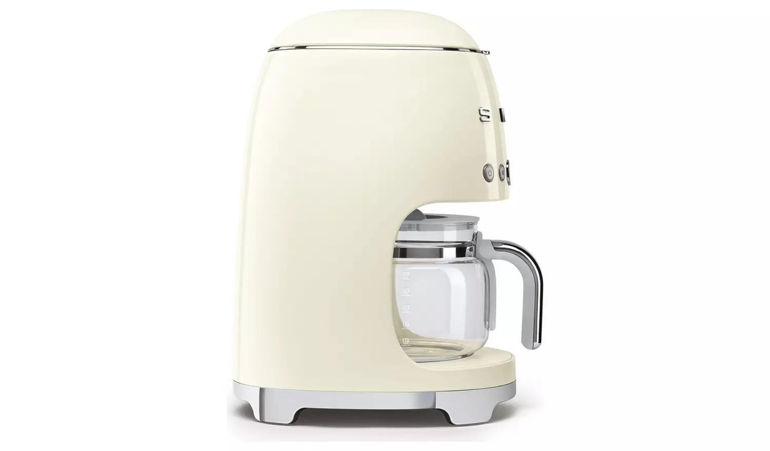 Smeg DCF02 50's Style Retro Drip Filter Coffee Machine Cream