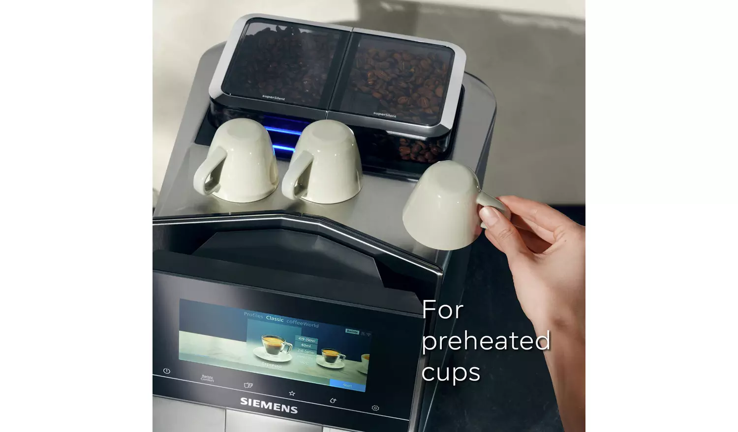 Siemens TQ907GB3 EQ900 Bean to Cup Coffee Machine