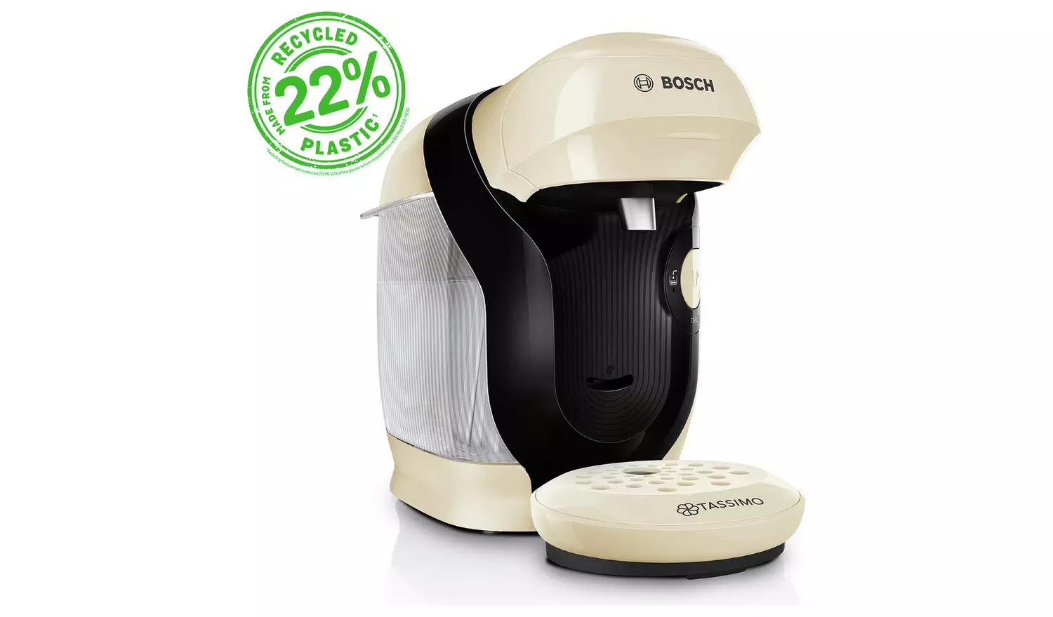 Tassimo by Bosch Style Pod Coffee Machine - Cream