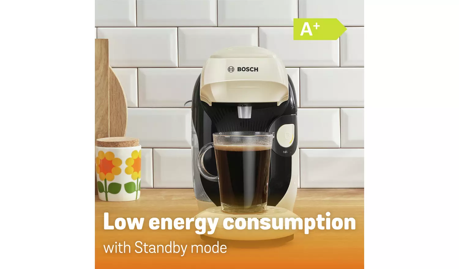 Tassimo by Bosch Style Pod Coffee Machine - Cream