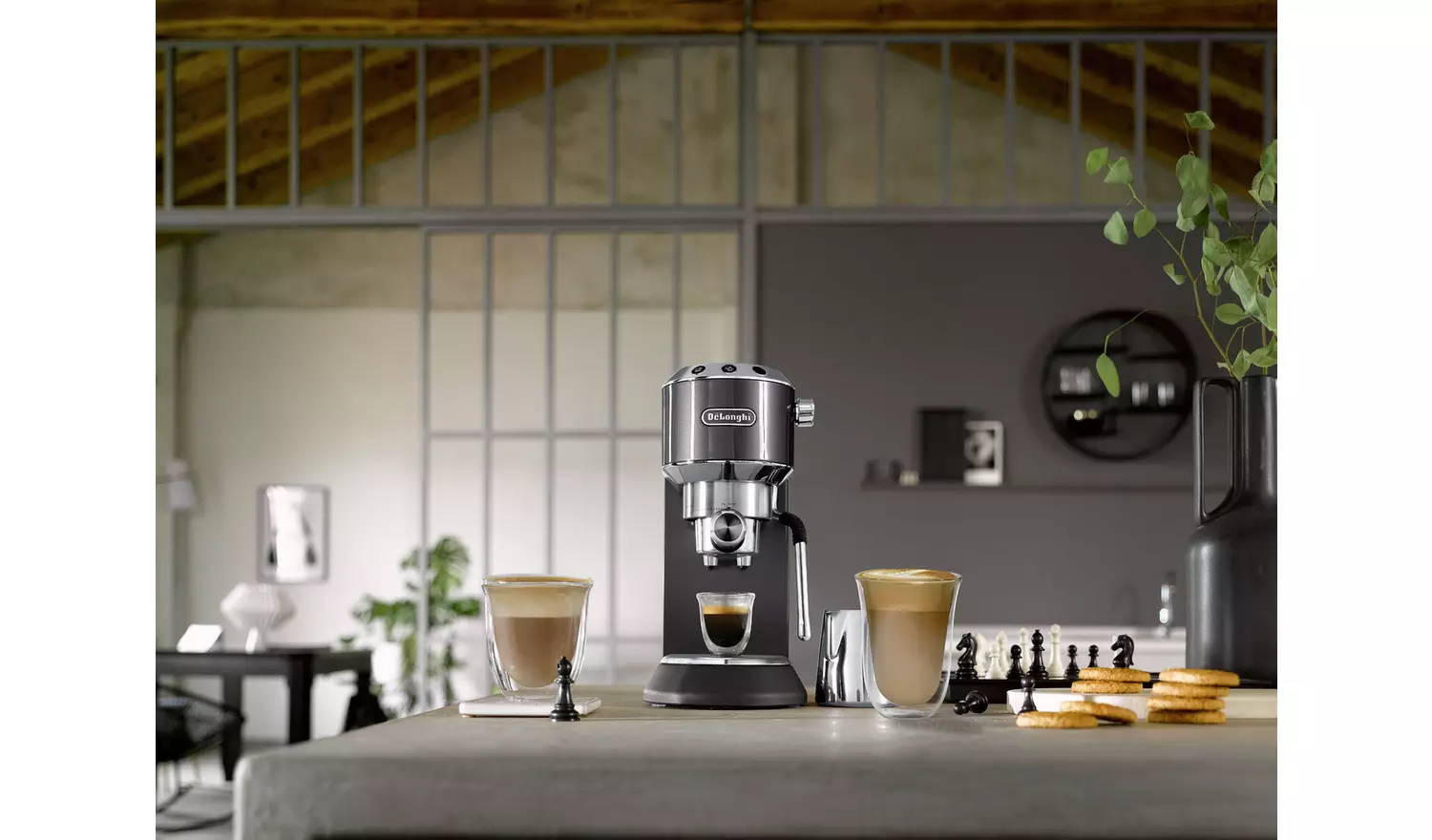 De'Longhi EC885.GY Dedica Arte Espresso Coffee Machine
