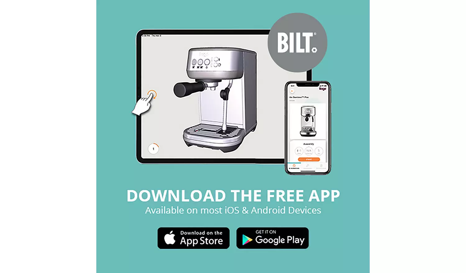 Sage SES500BTR4GUK1 Bambino Plus Espresso Coffee Machine