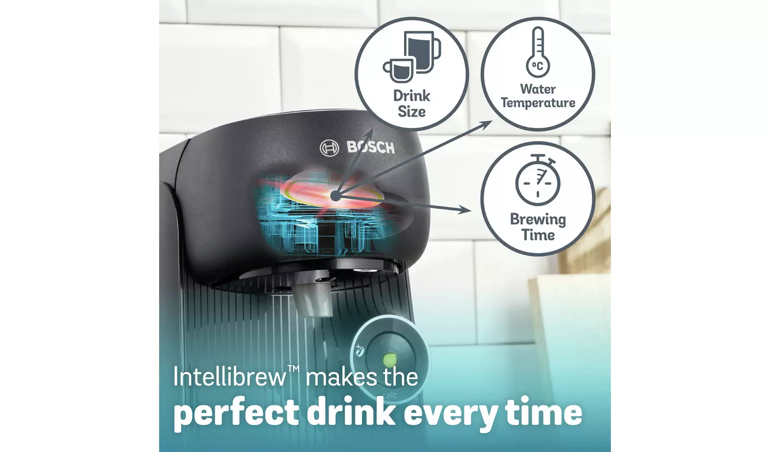 Tassimo by Bosch Finesse Friendly Pod Coffee Machine - Black