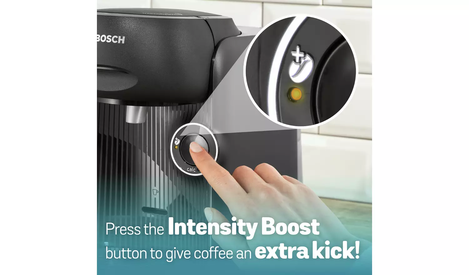 Tassimo by Bosch Finesse Friendly Pod Coffee Machine - Black