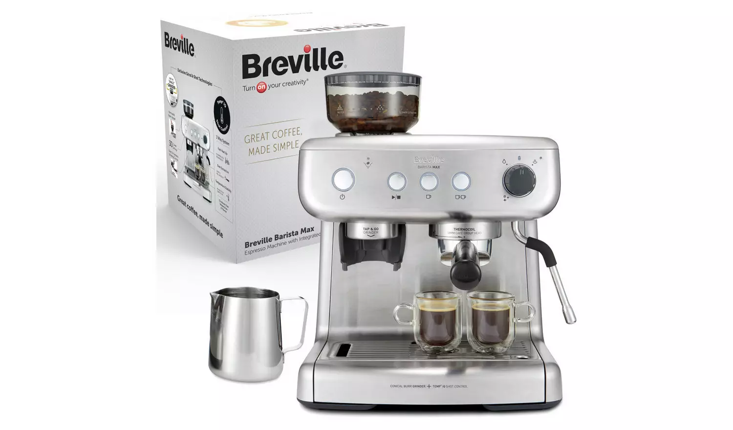 Breville VCF126 Barista Max Espresso Coffee Machine