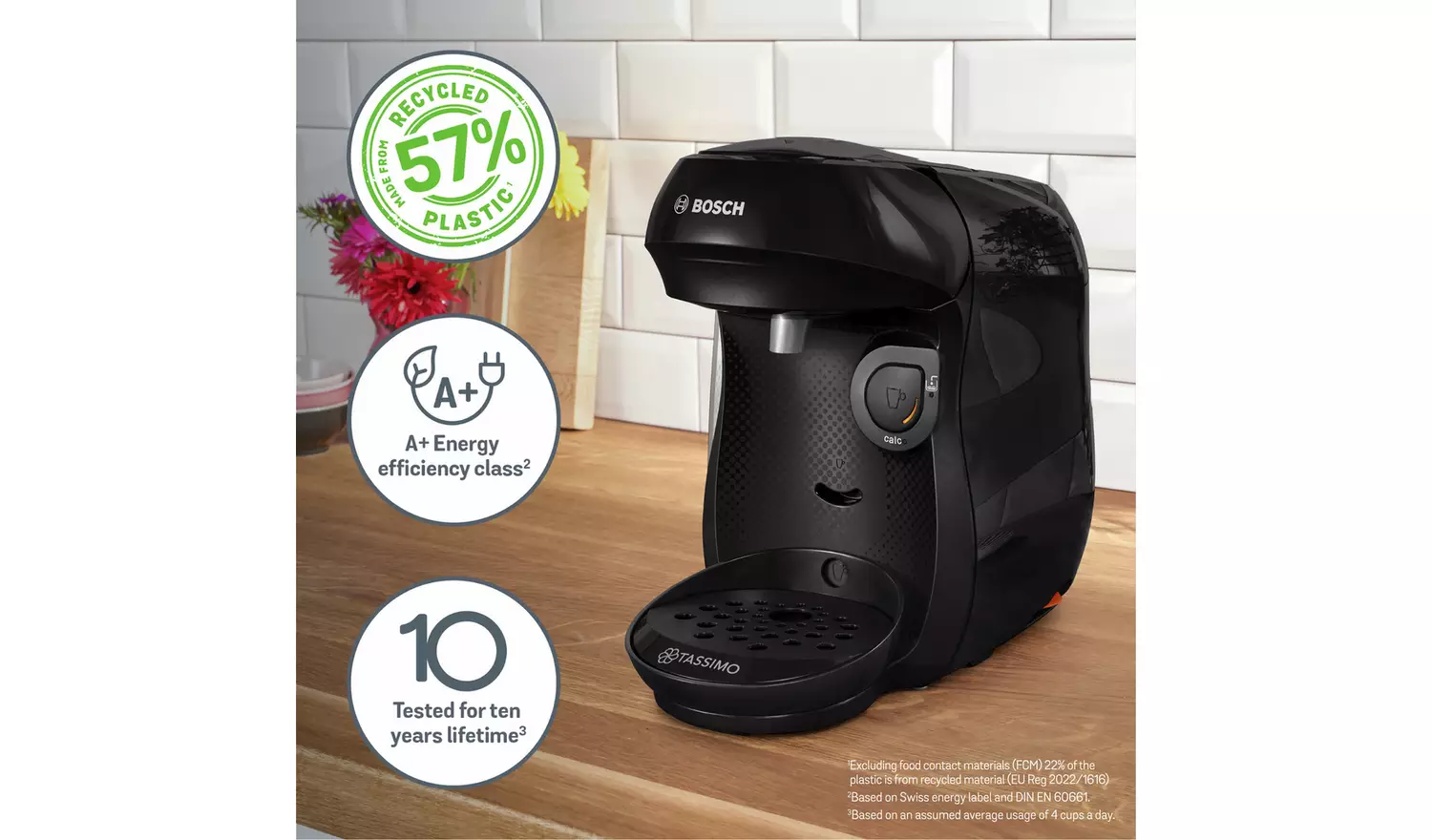 Tassimo by Bosch Happy Pod Coffee Machine - Black