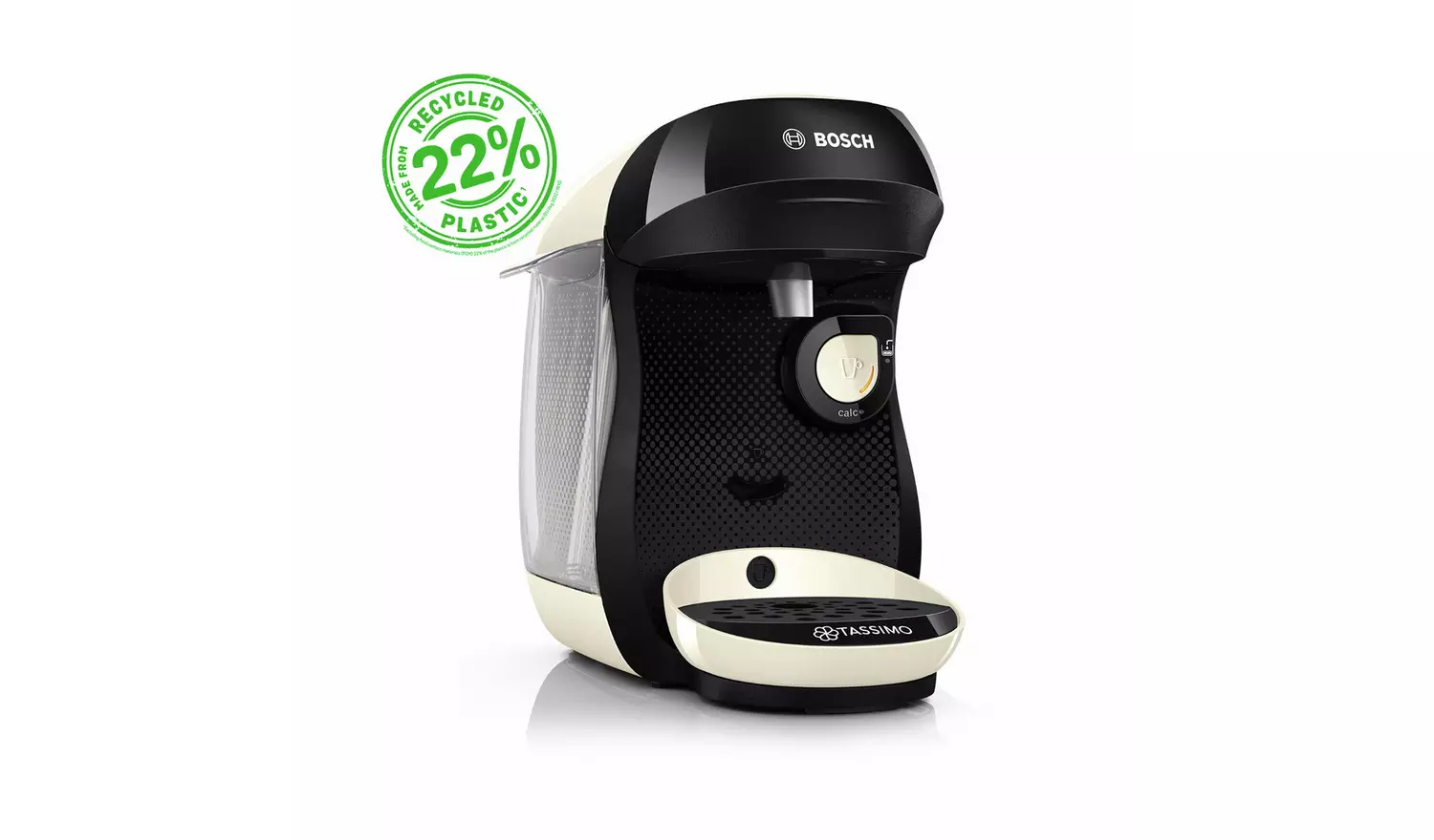 Tassimo by Bosch Happy Pod Coffee Machine - Cream
