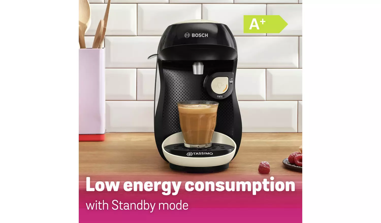 Tassimo by Bosch Happy Pod Coffee Machine - Cream