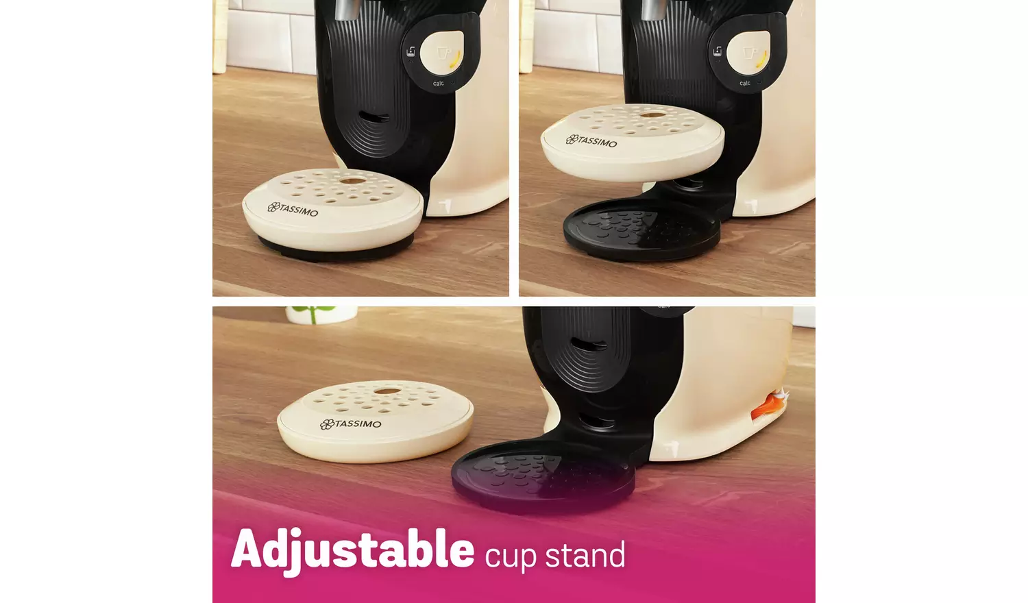 Tassimo by Bosch Happy Pod Coffee Machine - Cream