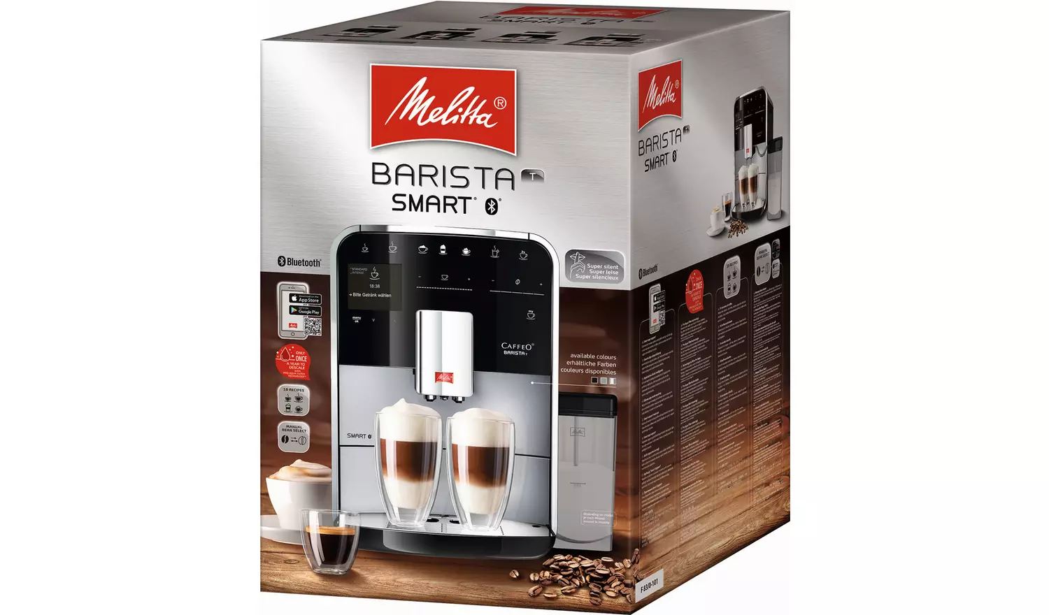 Melitta F840-100 Barista T Smart Bean to Cup Coffee Machine