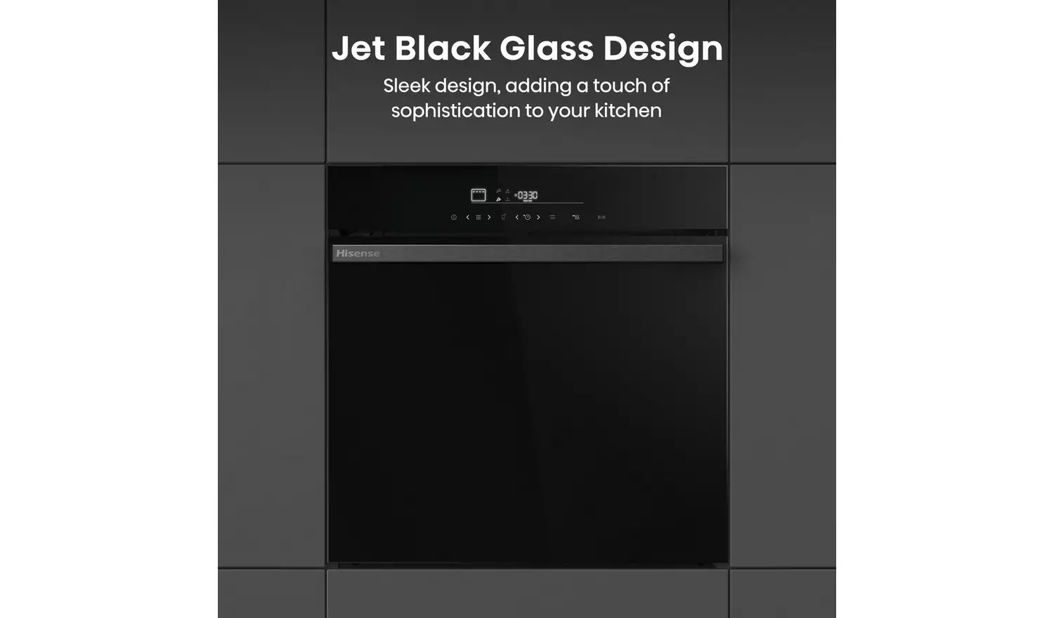 Hisense HO66FA Built In Single Electric Oven - Black